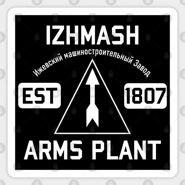 Izhmash Arms Plant - Kalashnikov, AK47, Mosin Nagant Magnet by SpaceDogLaika